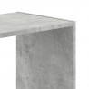 Regał, szarość betonu, 68,5x32x75 cm, materiał drewnopochodny