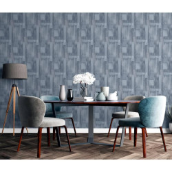 DUTCH WALLCOVERINGS Tapeta Wood, szara