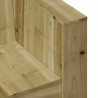 Fotel ogrodowy, 79x60x62 cm, impregnowane drewno sosnowe