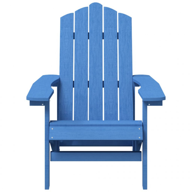 Krzesło ogrodowe Adirondack, HDPE, morski błękit
