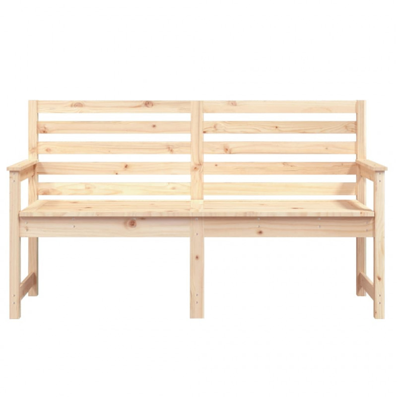 Ławka ogrodowa, 159,5x48x91,5 cm, lite drewno sosnowe