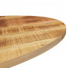 Blat stołu, 140x60x2,5 cm, owalny, lite drewno mango