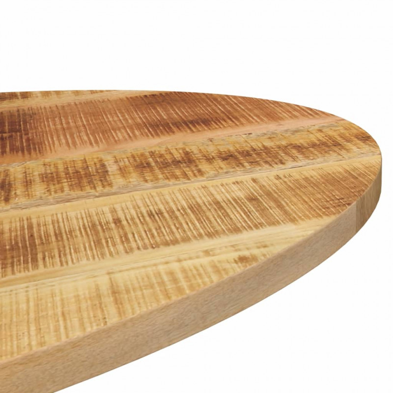 Blat stołu, 140x50x2,5 cm, owalny, lite drewno mango