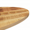 Blat stołu, 140x50x2,5 cm, owalny, lite drewno mango