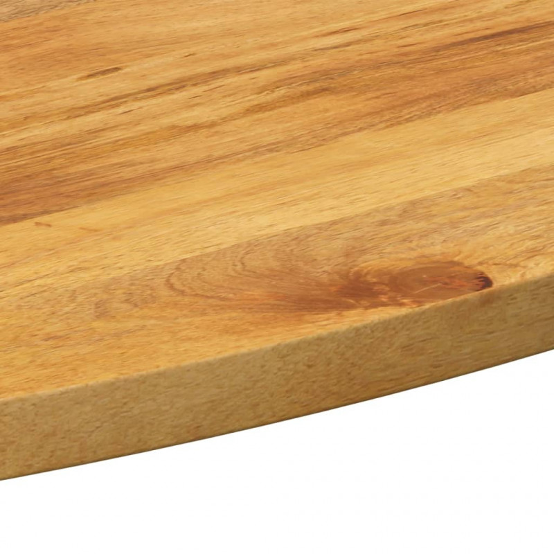 Blat stołu, 140x50x2,5 cm, owalny, lite drewno mango