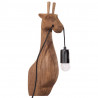 Lampa ścienna w kształcie zwierzęcia, 25 W, 12x12x42 cm, E27