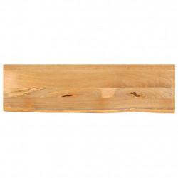 Blat stołu z naturalną krawędzią, 110x30x2,5 cm, drewno mango