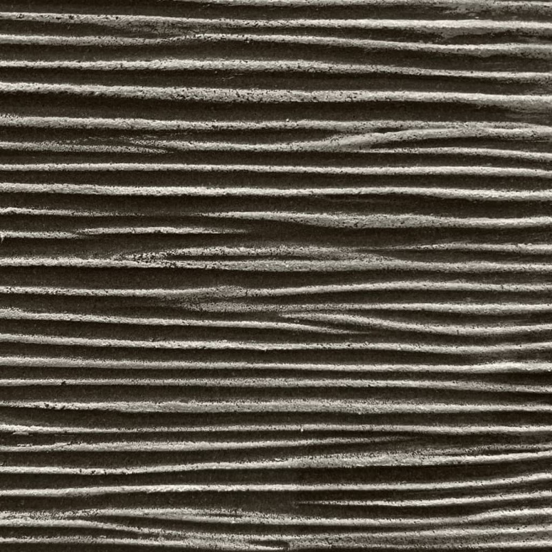 Capi 4-częściowy zestaw doniczek Nature Rib, antracytowy