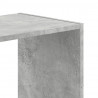 Regał, szarość betonu, 102x32x102 cm, materiał drewnopochodny