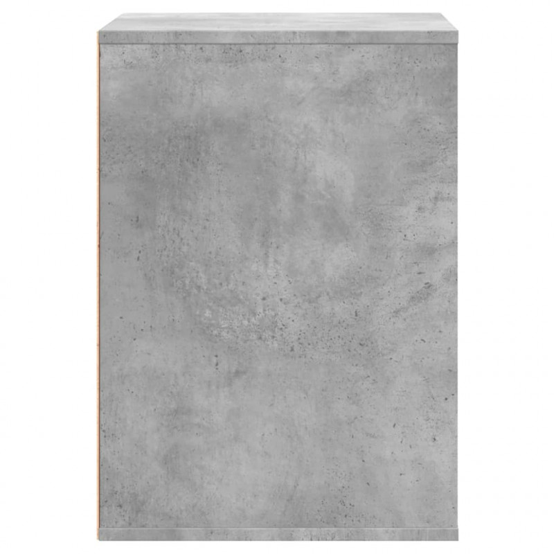 Komoda, szarość betonu, 60x41x58 cm, materiał drewnopochodny