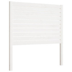 Wezgłowie łóżka, białe, 81x4x100 cm, lite drewno sosnowe