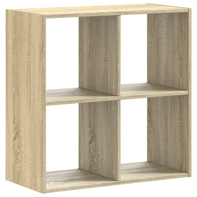 Regał, dąb sonoma, 68,5x32x68,5 cm, materiał drewnopochodny