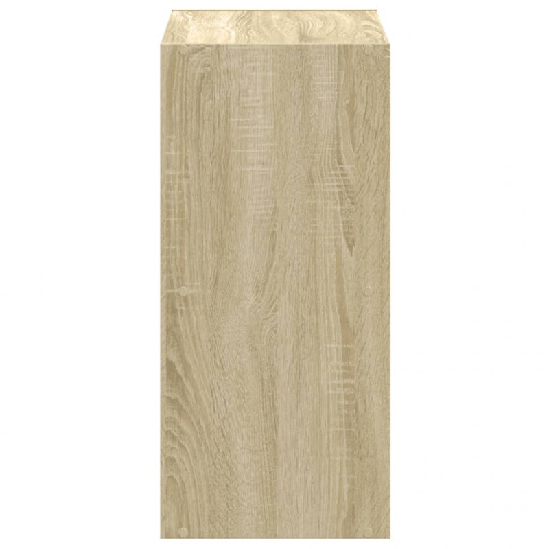 Regał, dąb sonoma, 68,5x32x68,5 cm, materiał drewnopochodny