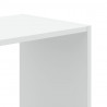 Regał, biały, 68,5x32x68,5 cm, materiał drewnopochodny