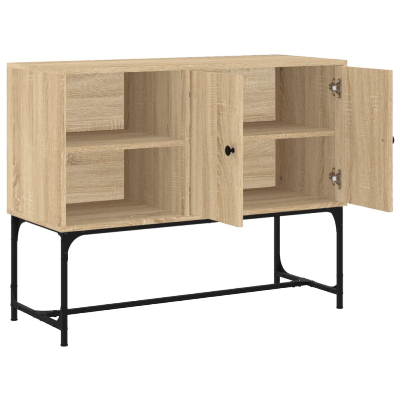 Szafka, dąb sonoma, 100x40x79,5 cm, materiał drewnopochodny