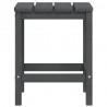 Stolik ogrodowy Adirondack, antracytowy, 38x38x46 cm, HDPE
