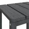 Stolik ogrodowy Adirondack, antracytowy, 38x38x46 cm, HDPE