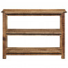 Stolik konsolowy, 100x35x75 cm, lite drewno mango