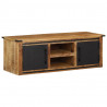 Szafka pod TV, z drzwiczkami, 105x35x36 cm, lite drewno mango