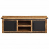 Szafka pod TV, z drzwiczkami, 105x35x36 cm, lite drewno mango