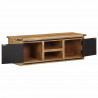 Szafka pod TV, z drzwiczkami, 105x35x36 cm, lite drewno mango