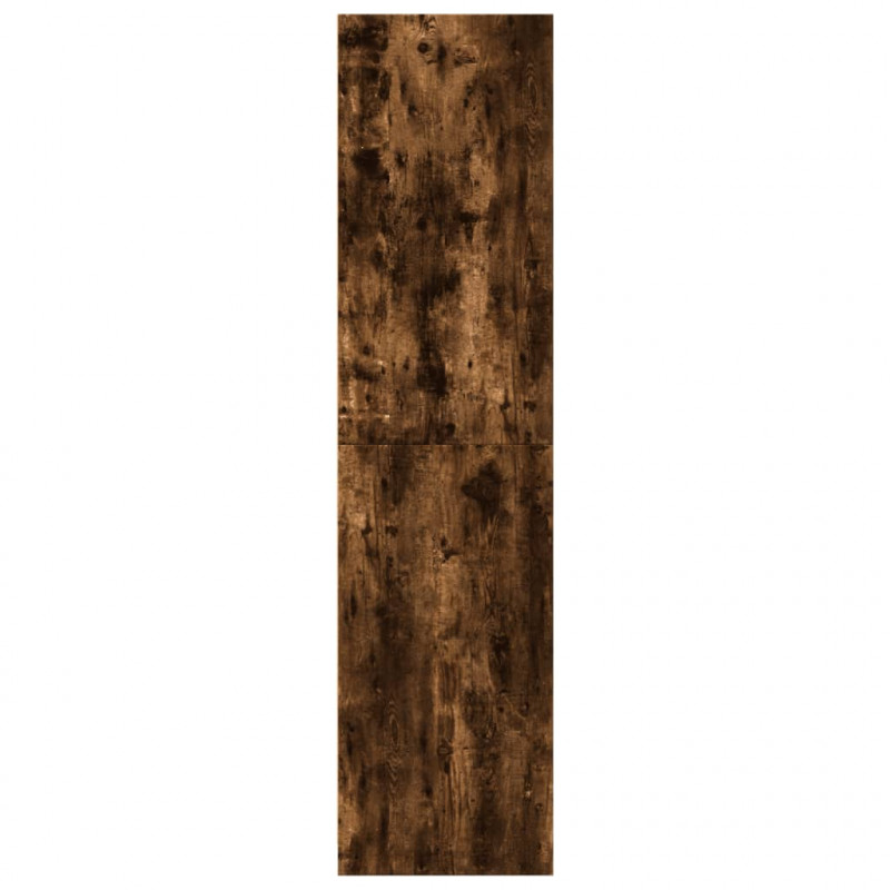 Szafa, przydymiony dąb, 80x50x200 cm, materiał drewnopochodny