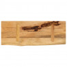 Blat stołu, 70x20x2,5cm, naturalna krawędź, surowe drewno mango