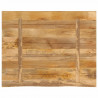 Blat stołu, 90x80x2,5cm, naturalna krawędź, surowe drewno mango