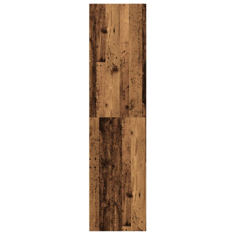 Szafa, stare drewno, 50x50x200 cm, materiał drewnopochodny