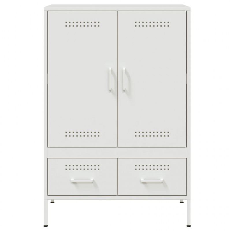 Szafka, biała, 68x39x101,5 cm, stal