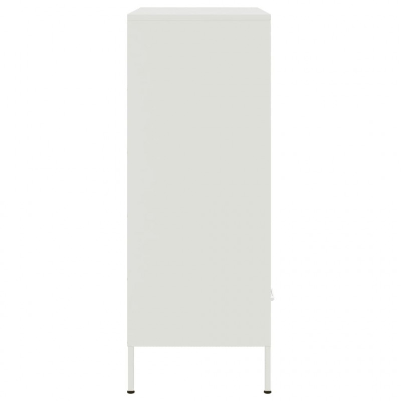 Szafka, biała, 68x39x101,5 cm, stal