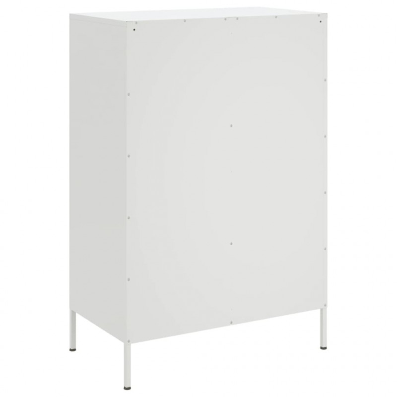 Szafka, biała, 68x39x101,5 cm, stal