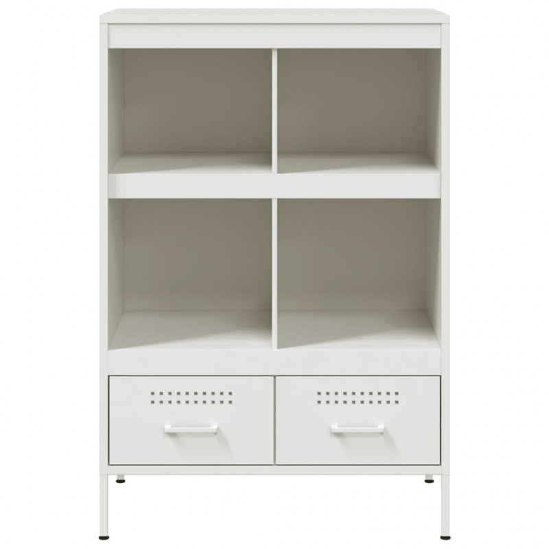 Szafka, biała, 68x39x101,5 cm, stal