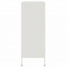 Szafka, biała, 68x39x101,5 cm, stal
