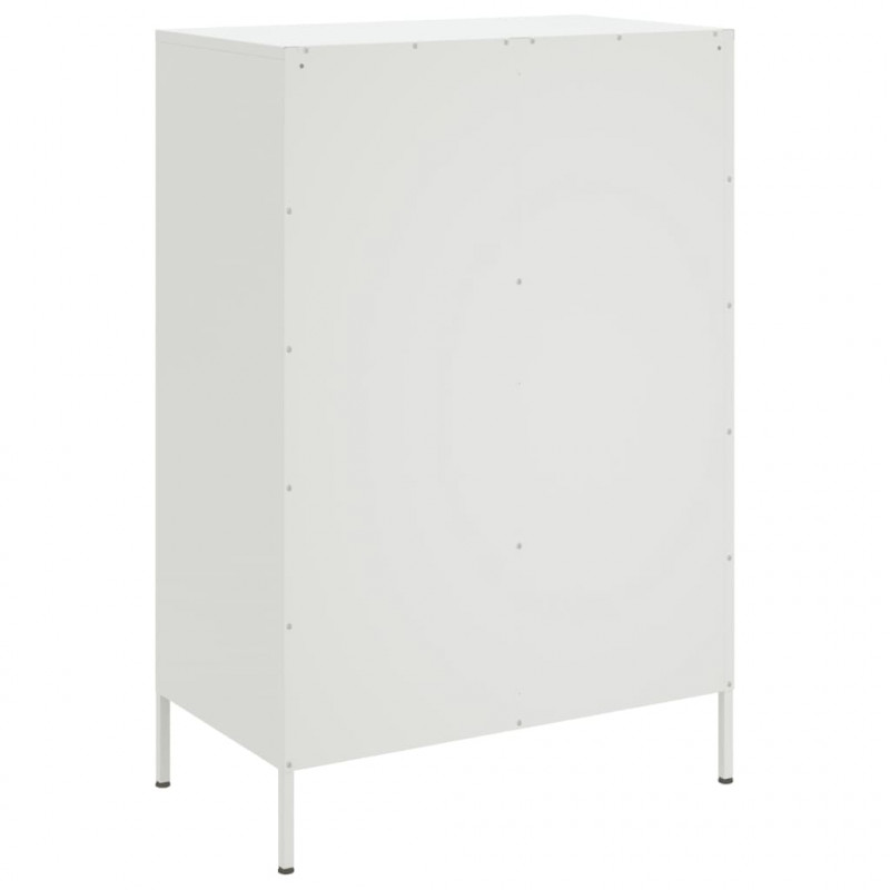 Szafka, biała, 68x39x101,5 cm, stal