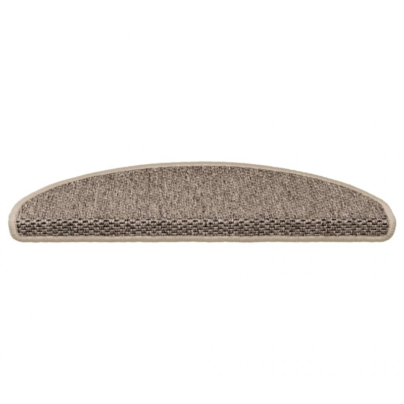 Samoprzylepne nakładki na schody, 15 szt., 65x21x4 cm, beżowe