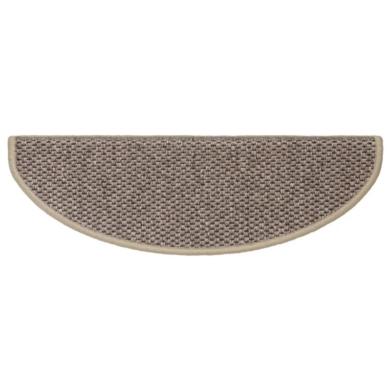 Samoprzylepne nakładki na schody, 15 szt., 65x21x4 cm, beżowe