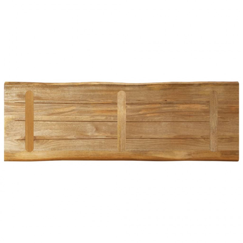 Blat stołu z naturalną krawędzią, 110x40x3,8 cm, drewno mango
