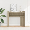 Stolik konsolowy, dąb sonoma, 100x35x90 cm