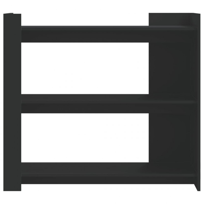 Stolik konsolowy, czarny, 100x35x90 cm, materiał drewnopochodny