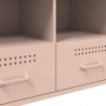 Szafka pod telewizor, różowa, 100,5x39x50,5 cm, stalowa