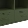 Szafka pod telewizor, oliwkowa, 100,5x39x50,5 cm, stalowa