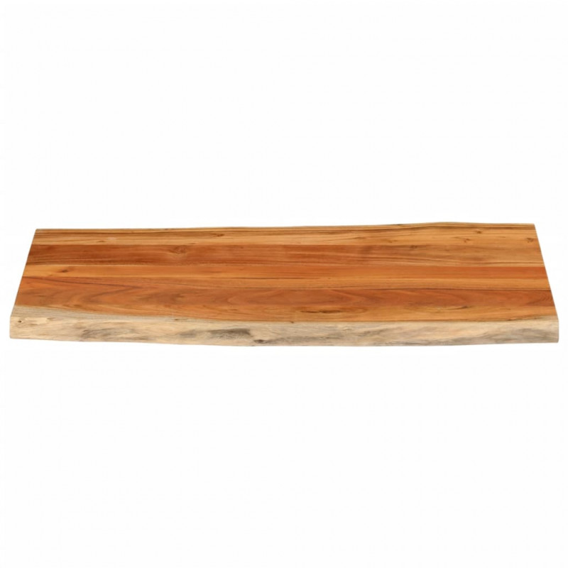 Blat stołu, 110x60x3,8 cm, drewno akacjowe, naturalna krawędź