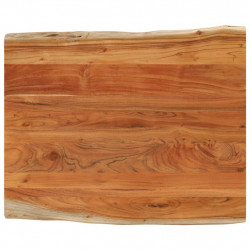 Blat biurka, 110x80x3,8 cm, drewno akacjowe, naturalna krawędź