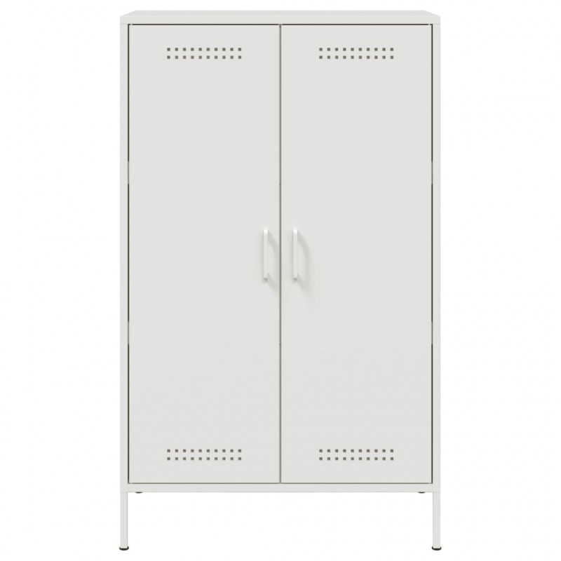 Szafka, biała, 68x39x113 cm, stal