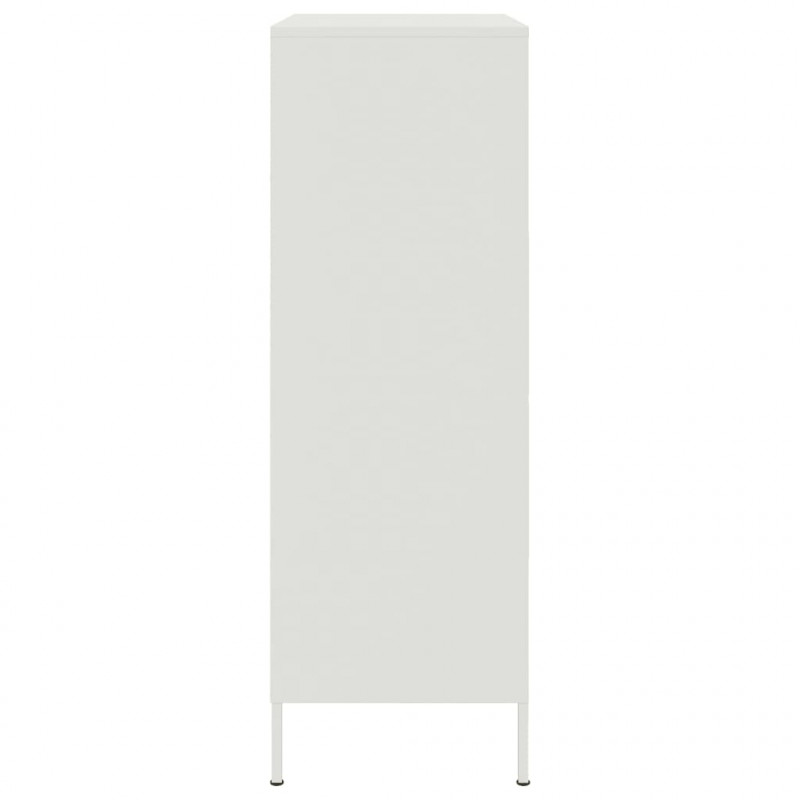 Szafka, biała, 68x39x113 cm, stal