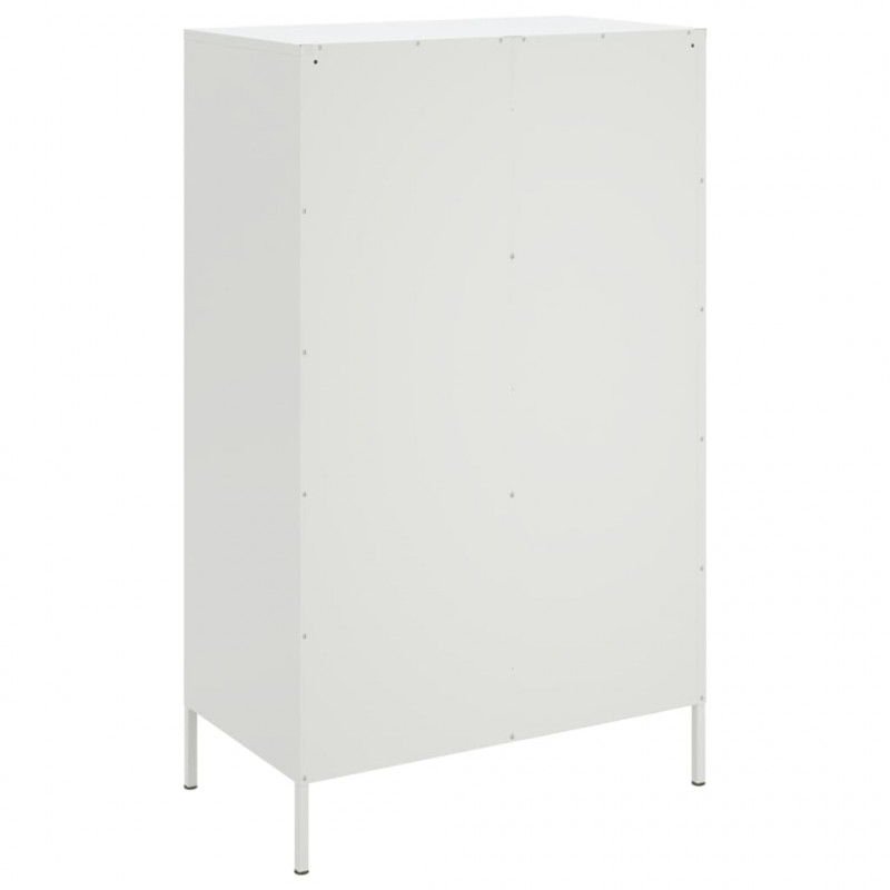 Szafka, biała, 68x39x113 cm, stal