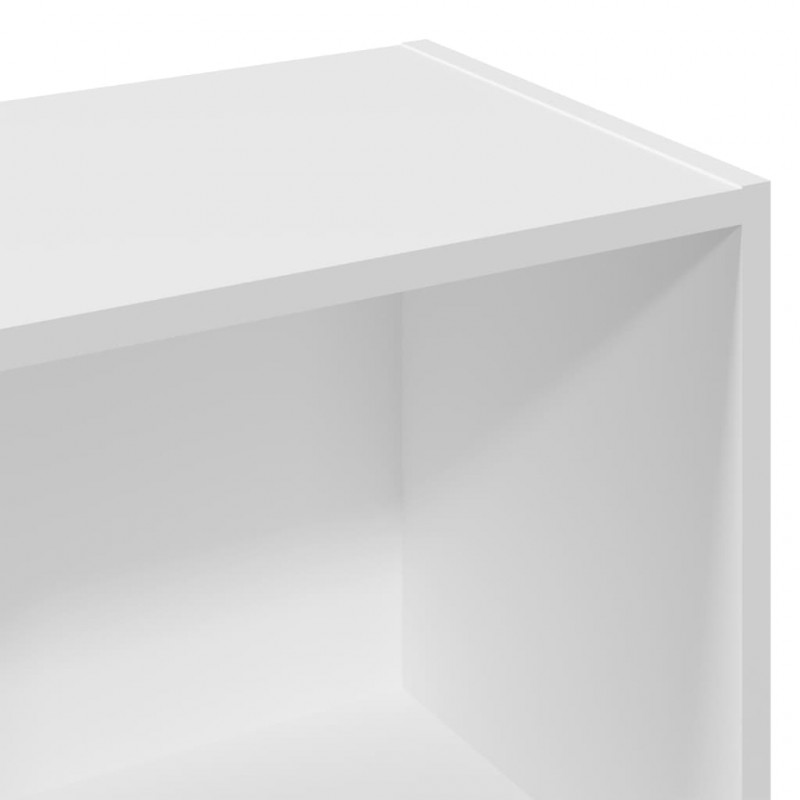 Regał, biały, 57x28,5x141 cm, materiał drewnopochodny