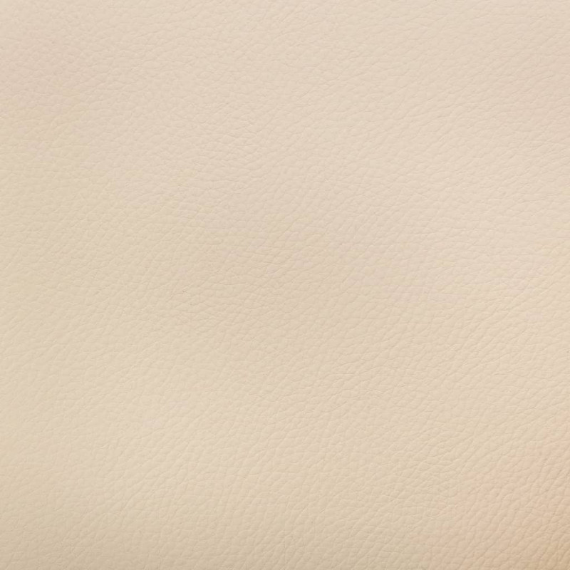 Obrotowe krzesła stołowe, 6 szt., kremowe, sztuczna skóra