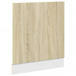 Panel do zabudowy zmywarki, kolor dąb sonoma, 60x3x67 cm